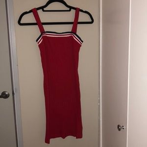 UO Red Tank Top Body-Con Dress